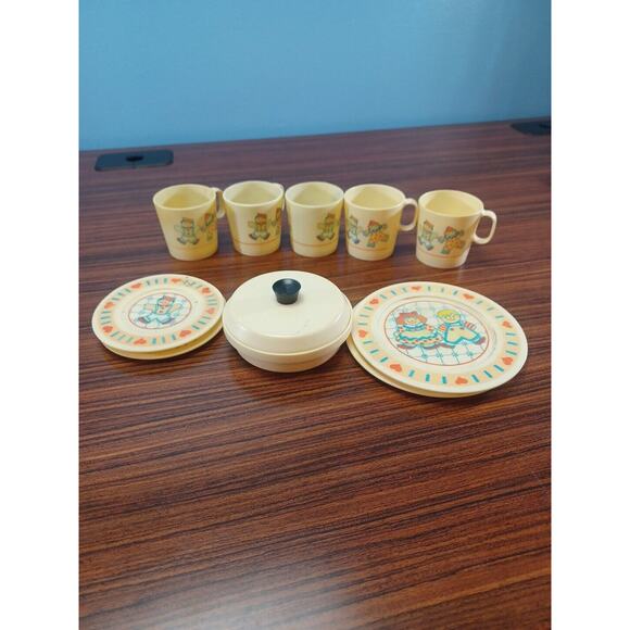 1980's Chilton Globe Kids Toys Cups Saucers Boy And Girl Design - Picture 9 of 10